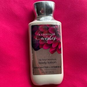Bath & Body Works A Thousand Wishes Lotion - Pink and Silver
